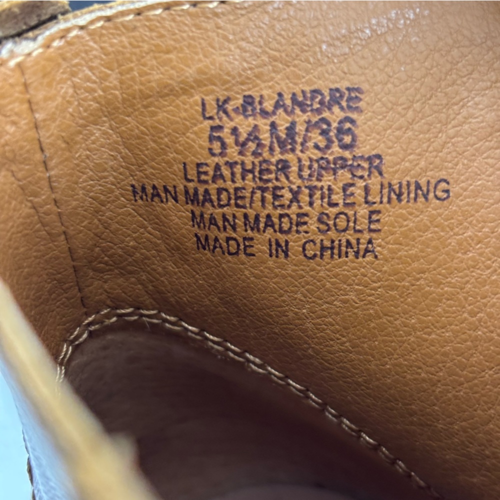 Lucky Brand Leather Booties Versatile Dressy Comfort Ankle Boots Brown Size 5.5 - Picture 13 of 14